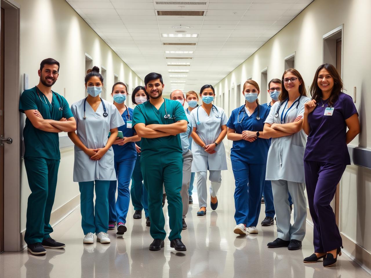 Healthcare team in a hospital